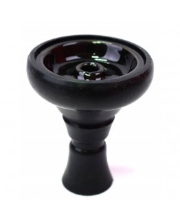 Чаша силиконовая + керамика Kaya Silscone Tobacco Bowl Funnel inste Black (Черный)