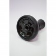 Чаша силиконовая + керамика Kaya Silscone Tobacco Bowl Lamella-Funnel inste Black (Черний) - фото 2