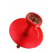 Кальян Kaya ELOX 30CМ Clear Alum Plug Red 2S - фото 3