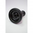 Чаша силиконовая + керамика Kaya Silscone Tobacco Bowl Funnel inste Black (Черный) - фото 2