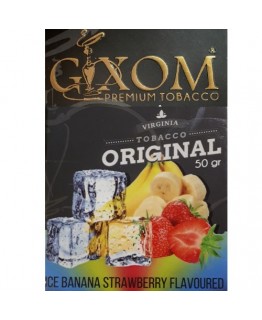 Табак GIXOM Ice Banana Strawberry 50 гр
