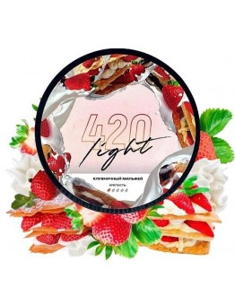 Табак 420 Light Клубничный Мильфей 100 гр 