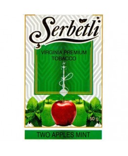 Тютюн SERBETLI Two Apple with Mint 50gr